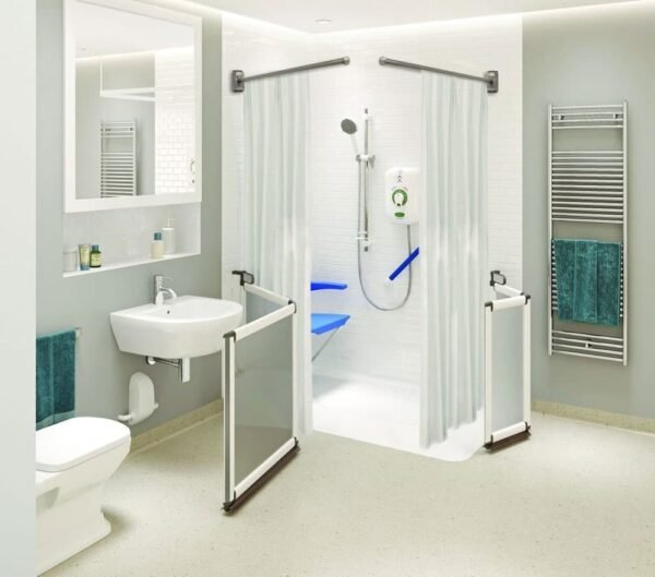 Assisted Solutions shower curtain rail